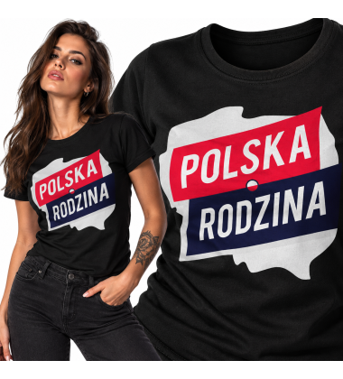Koszulka damska Polska Rodzina
